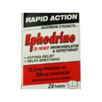 rapid action ephedrine